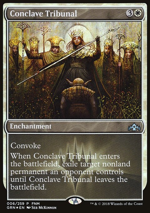 Conclave Tribunal, Guilds of Ravnica Promos #6, Magic: The Gathering card