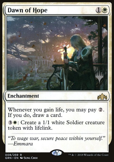 Dawn of Hope, Guilds of Ravnica Promos #8p, Magic: The Gathering card