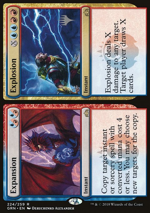 Expansion // Explosion, Guilds of Ravnica Promos #224p, Magic: The Gathering card