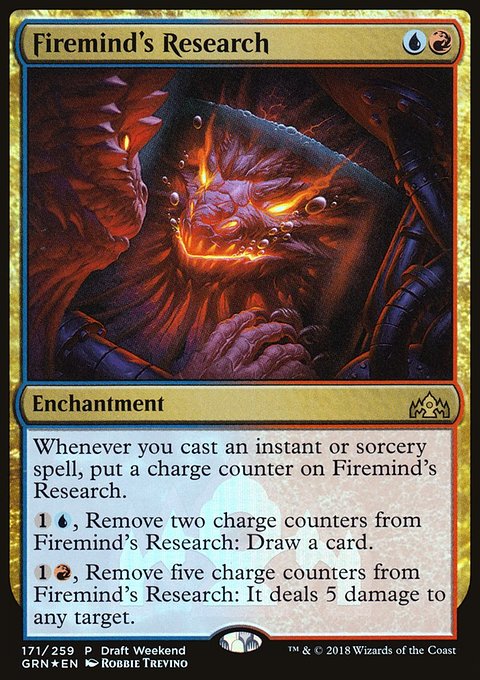 Firemind's Research, Guilds of Ravnica Promos #171, Magic: The Gathering card