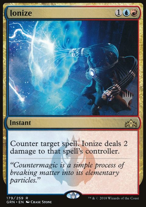Ionize, Guilds of Ravnica Promos #179p, Magic: The Gathering card