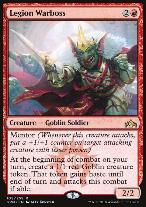 Legion Warboss, Guilds of Ravnica Promos #109p, Magic: The Gathering card