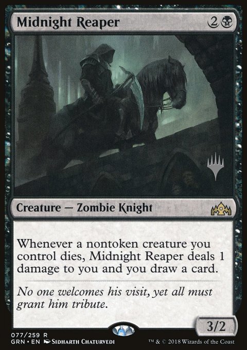 Midnight Reaper, Guilds of Ravnica Promos #77p, Magic: The Gathering card
