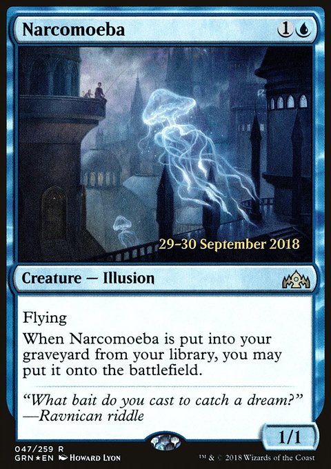 Narcomoeba, Guilds of Ravnica Promos #47s, Magic: The Gathering card