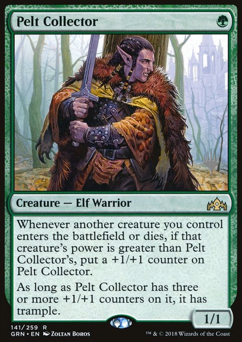 Pelt Collector, Guilds of Ravnica Promos #141p, Magic: The Gathering card
