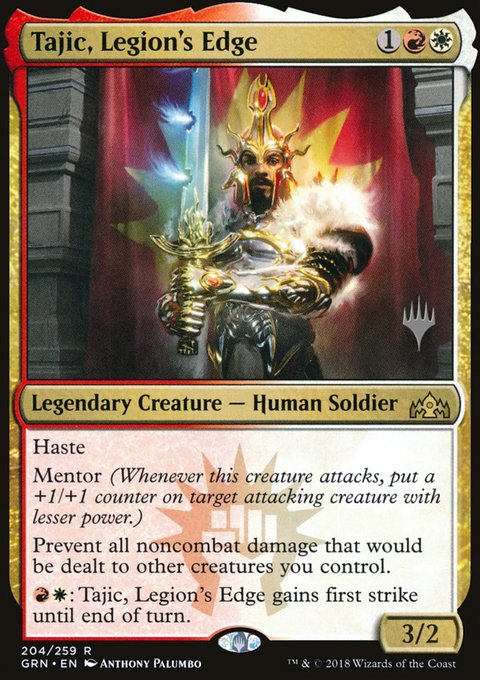Tajic, Legion's Edge, Guilds of Ravnica Promos #204p, Magic: The Gathering card