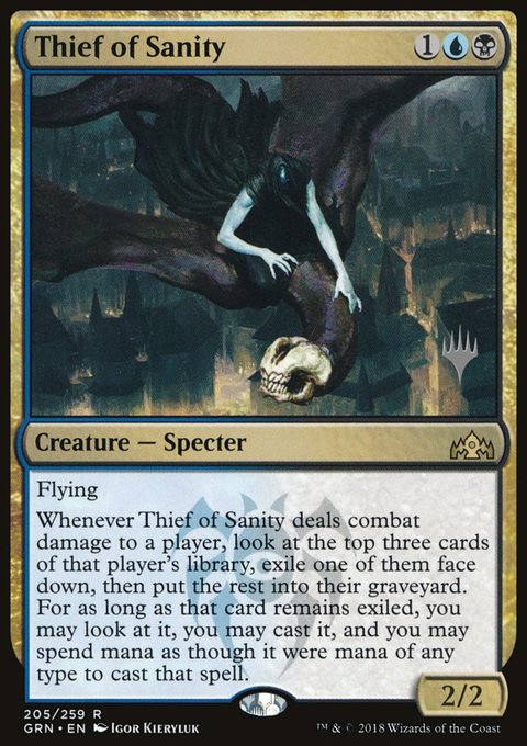 Thief of Sanity, Guilds of Ravnica Promos #205p, Magic: The Gathering card