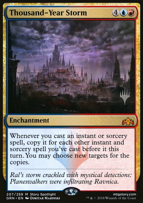 Thousand-Year Storm, Guilds of Ravnica Promos #207p, Magic: The Gathering card