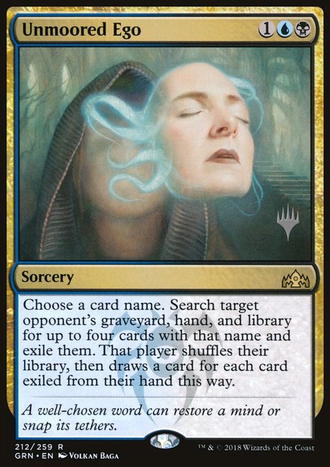 Unmoored Ego, Guilds of Ravnica Promos #212p, Magic: The Gathering card