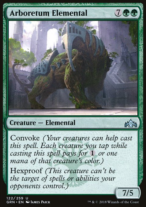 Arboretum Elemental, Guilds of Ravnica #122, Magic: The Gathering card