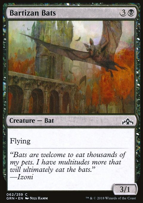 Bartizan Bats, Guilds of Ravnica #62, Magic: The Gathering card