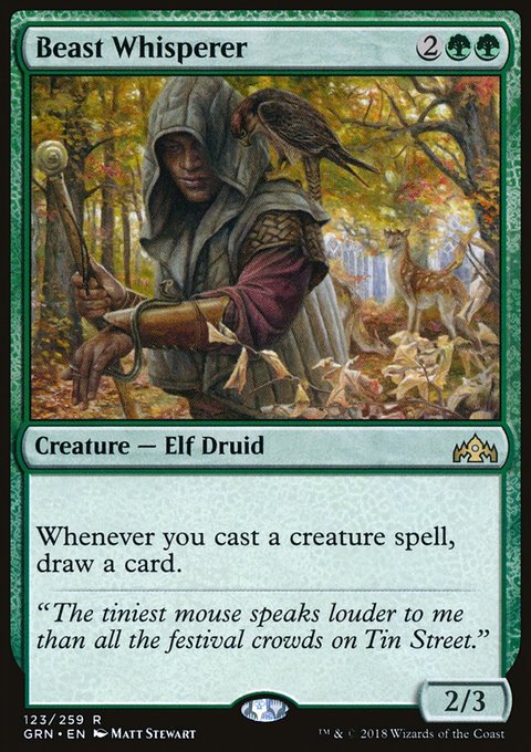 Beast Whisperer, Guilds of Ravnica #123, Magic: The Gathering card
