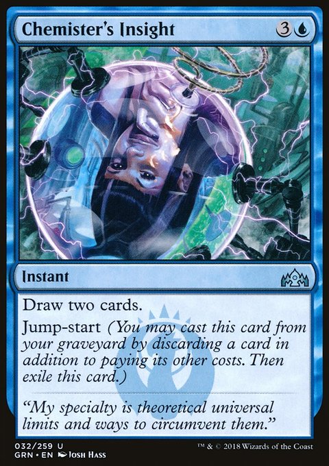 Chemister's Insight, Guilds of Ravnica #32, Magic: The Gathering card