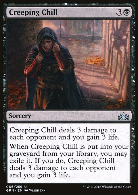 Creeping Chill, Guilds of Ravnica #66, Magic: The Gathering card
