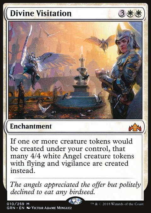 Divine Visitation, Guilds of Ravnica #10, Magic: The Gathering card