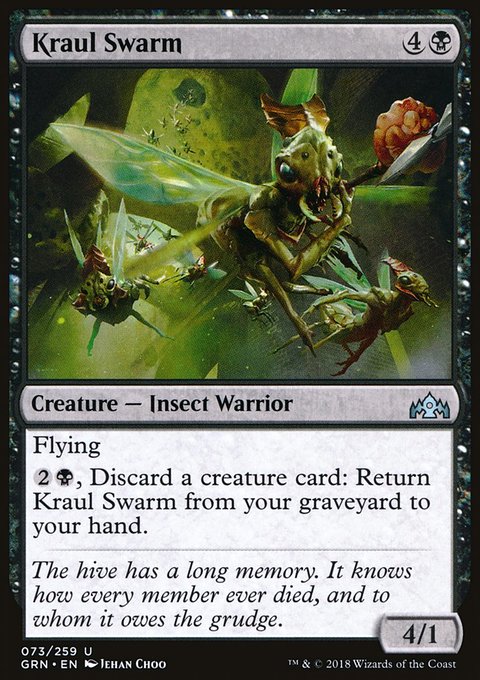 Kraul Swarm, Guilds of Ravnica #73, Magic: The Gathering card