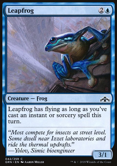 Leapfrog, Guilds of Ravnica #42, Magic: The Gathering card