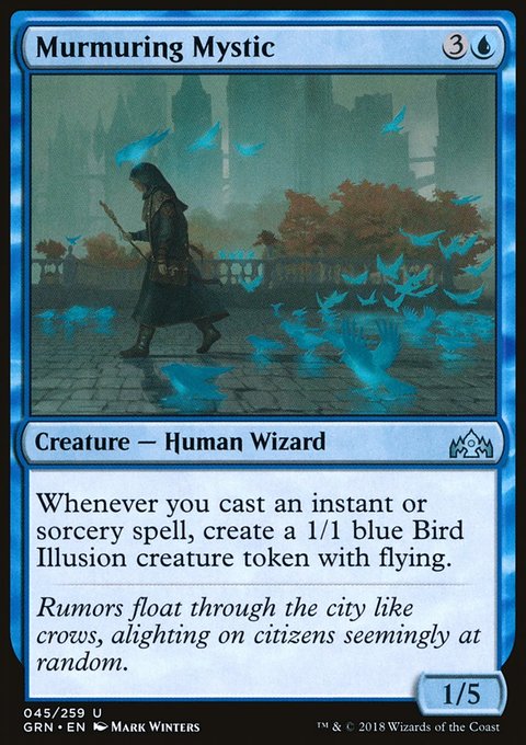 Murmuring Mystic, Guilds of Ravnica #45, Magic: The Gathering card