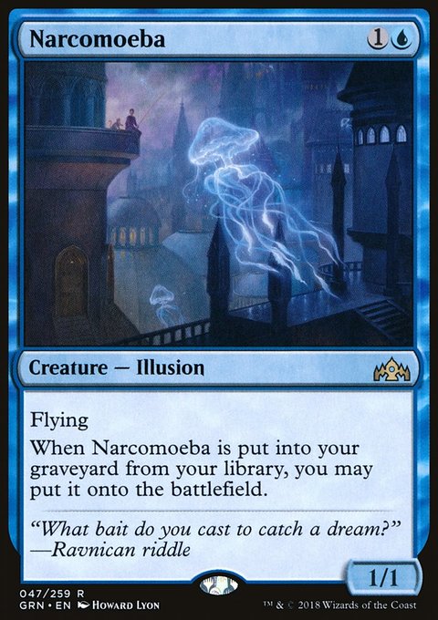 Narcomoeba, Guilds of Ravnica #47, Magic: The Gathering card
