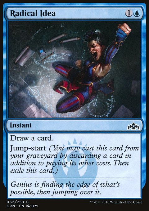 Radical Idea, Guilds of Ravnica #52, Magic: The Gathering card