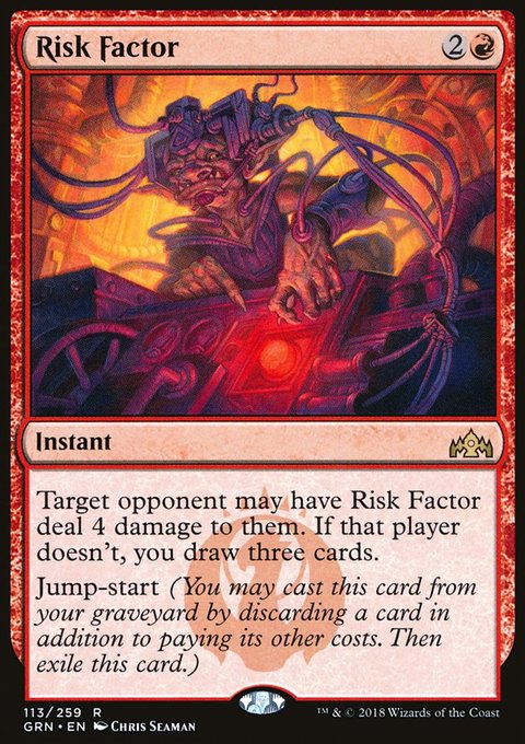 Risk Factor, Guilds of Ravnica #113, Magic: The Gathering card