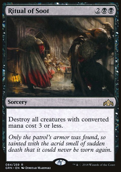 Ritual of Soot, Guilds of Ravnica #84, Magic: The Gathering card