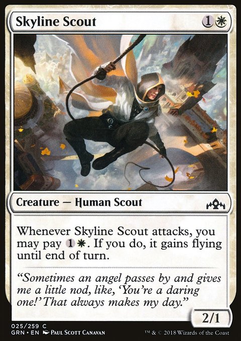 Skyline Scout, Guilds of Ravnica #25, Magic: The Gathering card