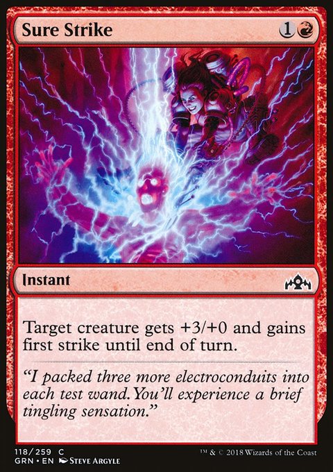 Sure Strike, Guilds of Ravnica #118, Magic: The Gathering card