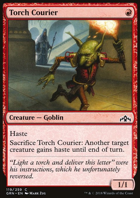 Torch Courier, Guilds of Ravnica #119, Magic: The Gathering card