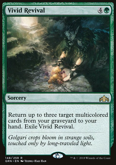 Vivid Revival, Guilds of Ravnica #148, Magic: The Gathering card