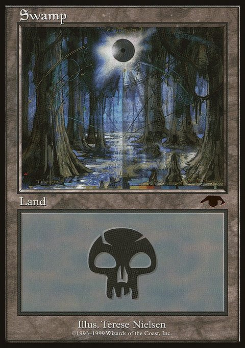 Swamp, Guru #3, Magic: The Gathering card