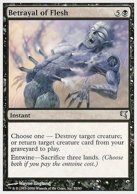 Betrayal of Flesh, Hachette UK #52, Magic: The Gathering card