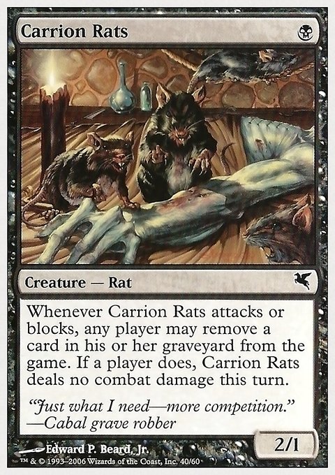 Carrion Rats, Hachette UK #40, Magic: The Gathering card