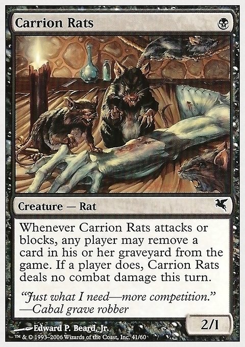 Carrion Rats, Hachette UK #41, Magic: The Gathering card