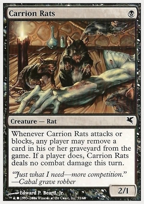 Carrion Rats, Hachette UK #53, Magic: The Gathering card