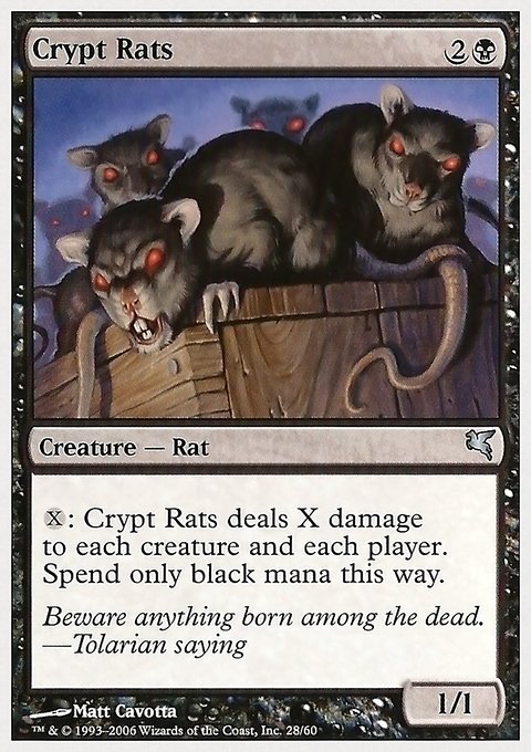 Crypt Rats, Hachette UK #28, Magic: The Gathering card