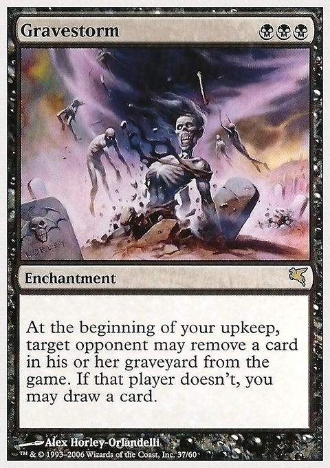 Gravestorm, Hachette UK #37, Magic: The Gathering card