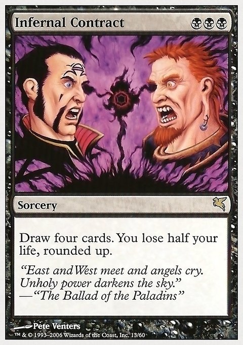 Infernal Contract, Hachette UK #13, Magic: The Gathering card