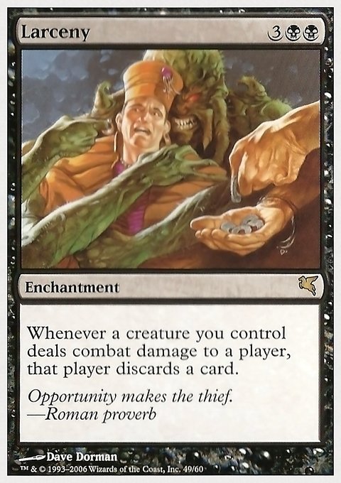 Larceny, Hachette UK #49, Magic: The Gathering card