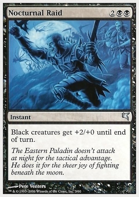 Nocturnal Raid, Hachette UK #3, Magic: The Gathering card