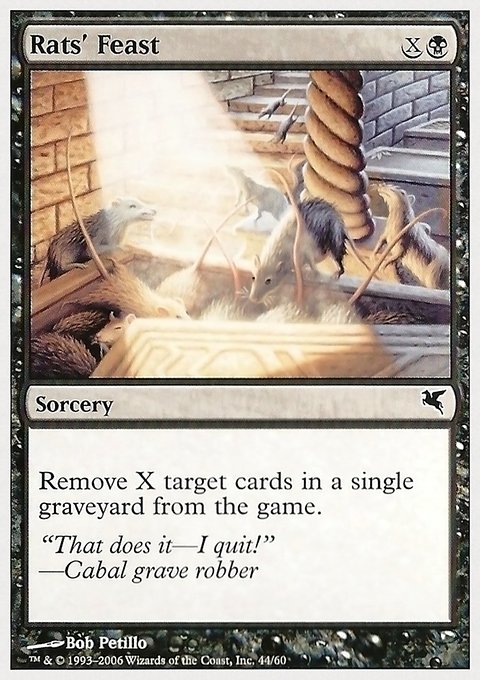Rats' Feast, Hachette UK #44, Magic: The Gathering card