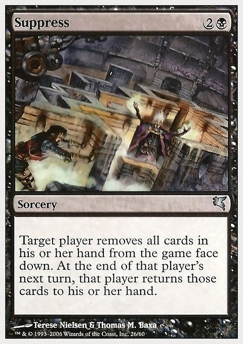 Suppress, Hachette UK #26, Magic: The Gathering card