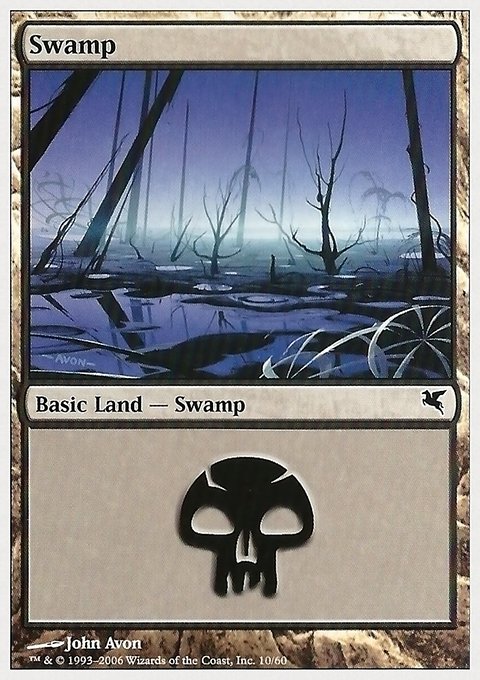 Swamp, Hachette UK #10, Magic: The Gathering card