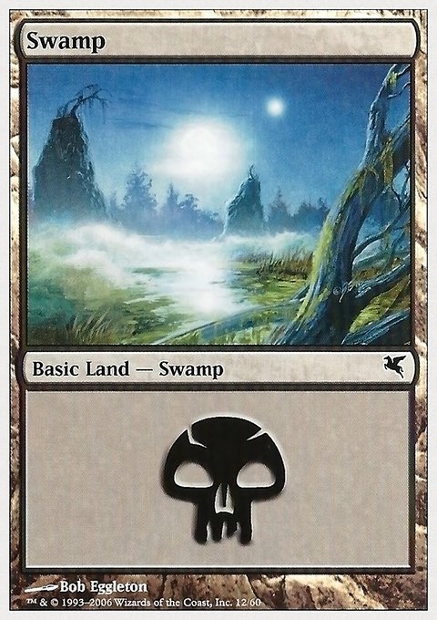 Swamp, Hachette UK #12, Magic: The Gathering card