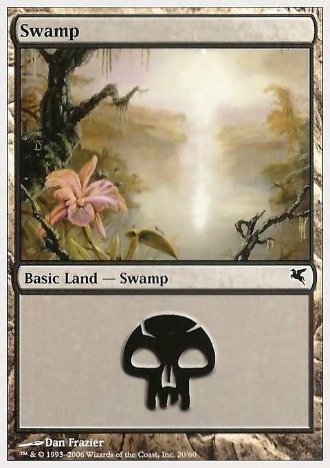 Swamp, Hachette UK #20, Magic: The Gathering card