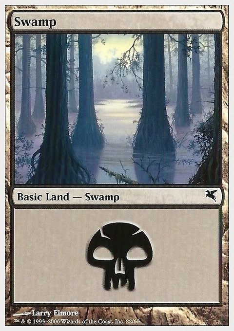 Swamp, Hachette UK #22, Magic: The Gathering card