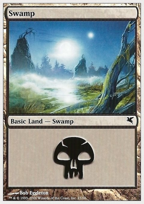 Swamp, Hachette UK #23, Magic: The Gathering card