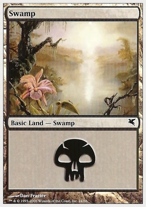 Swamp, Hachette UK #24, Magic: The Gathering card