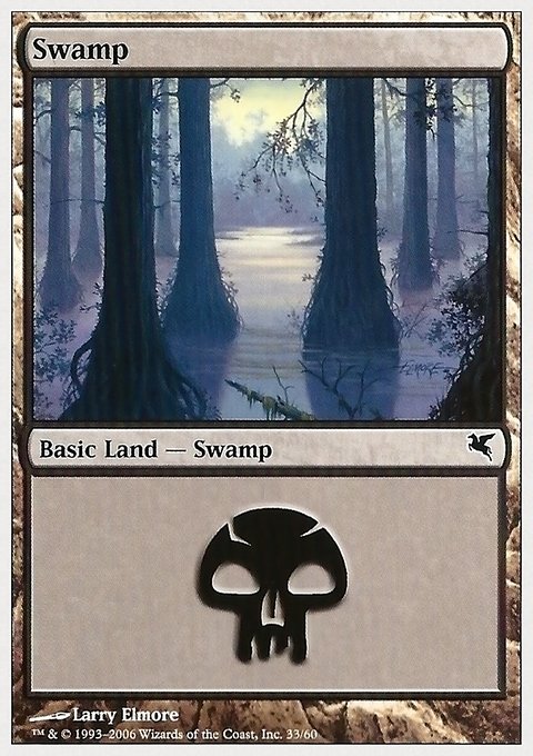 Swamp, Hachette UK #33, Magic: The Gathering card
