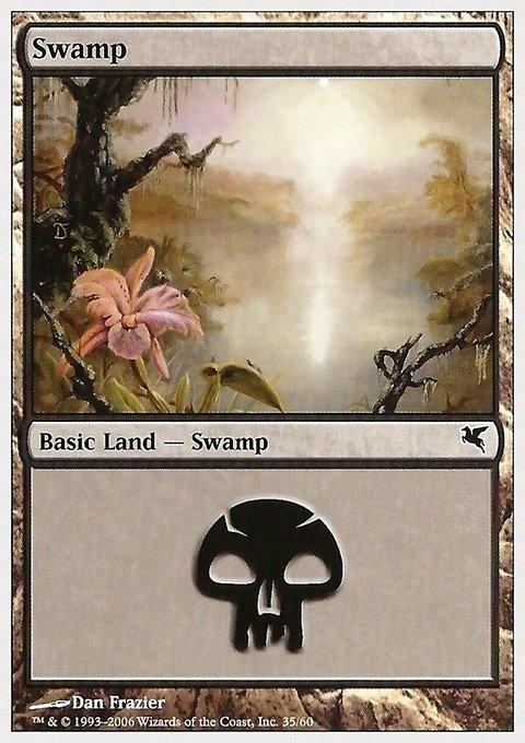 Swamp, Hachette UK #35, Magic: The Gathering card